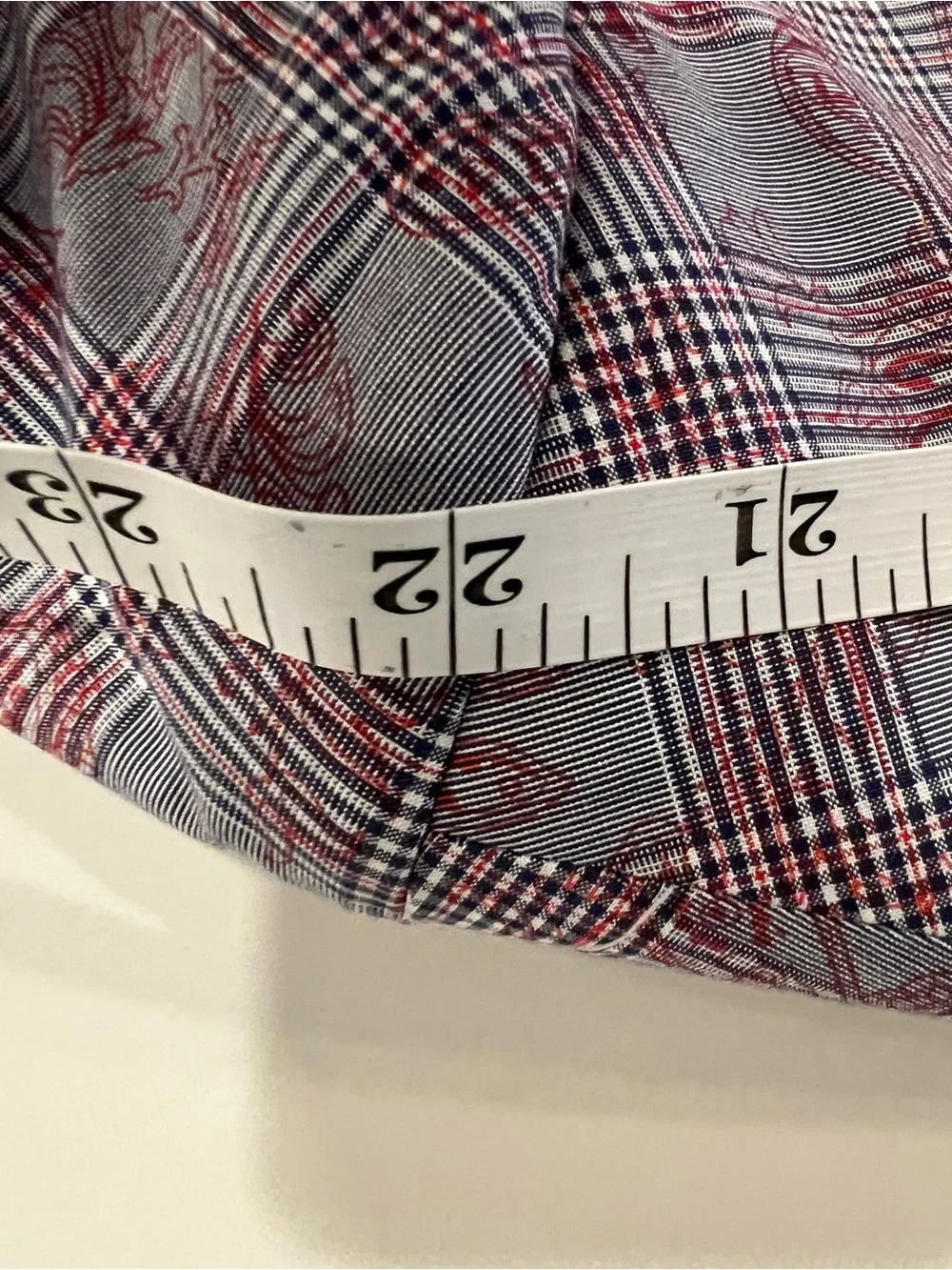 Linea Uomo Plaid Paisley Blazer Jacket – Size 54L